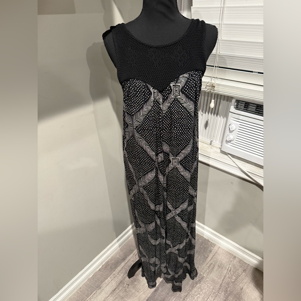 Lucky Brand‎ Maxi Crochet Sleeveless Dress